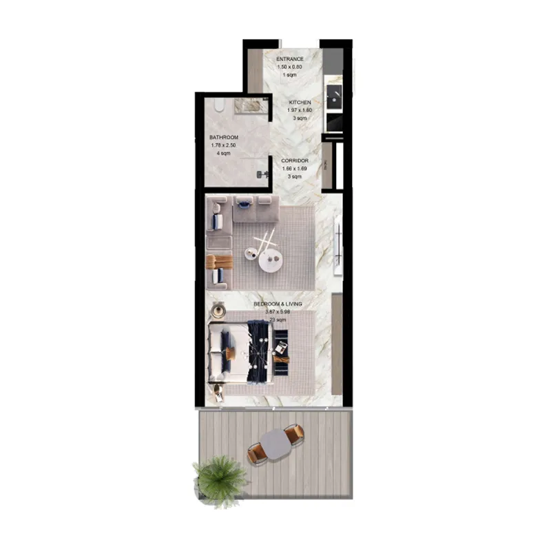 Планировка Studio