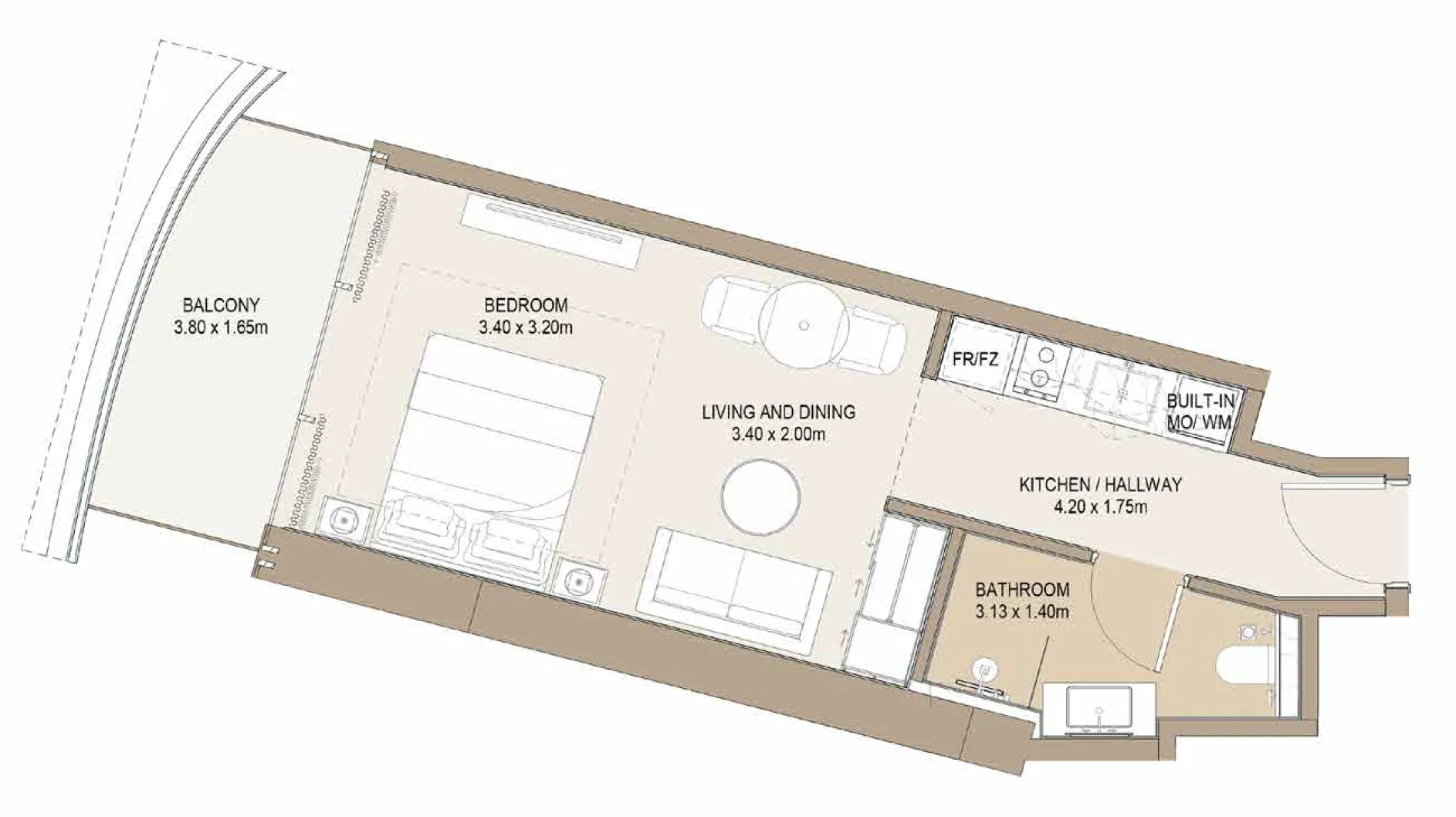 Планировка Studio