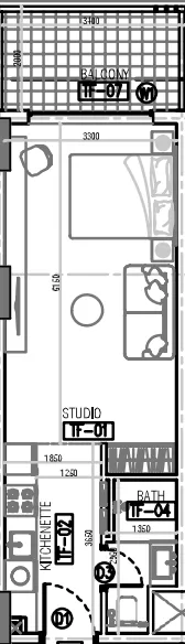 Планировка Studio