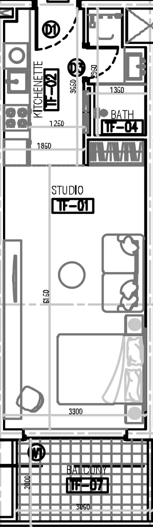 Планировка Studio
