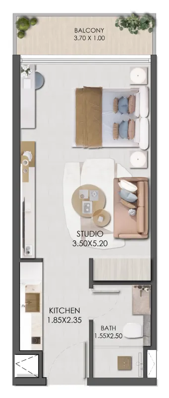 Планировка Studio