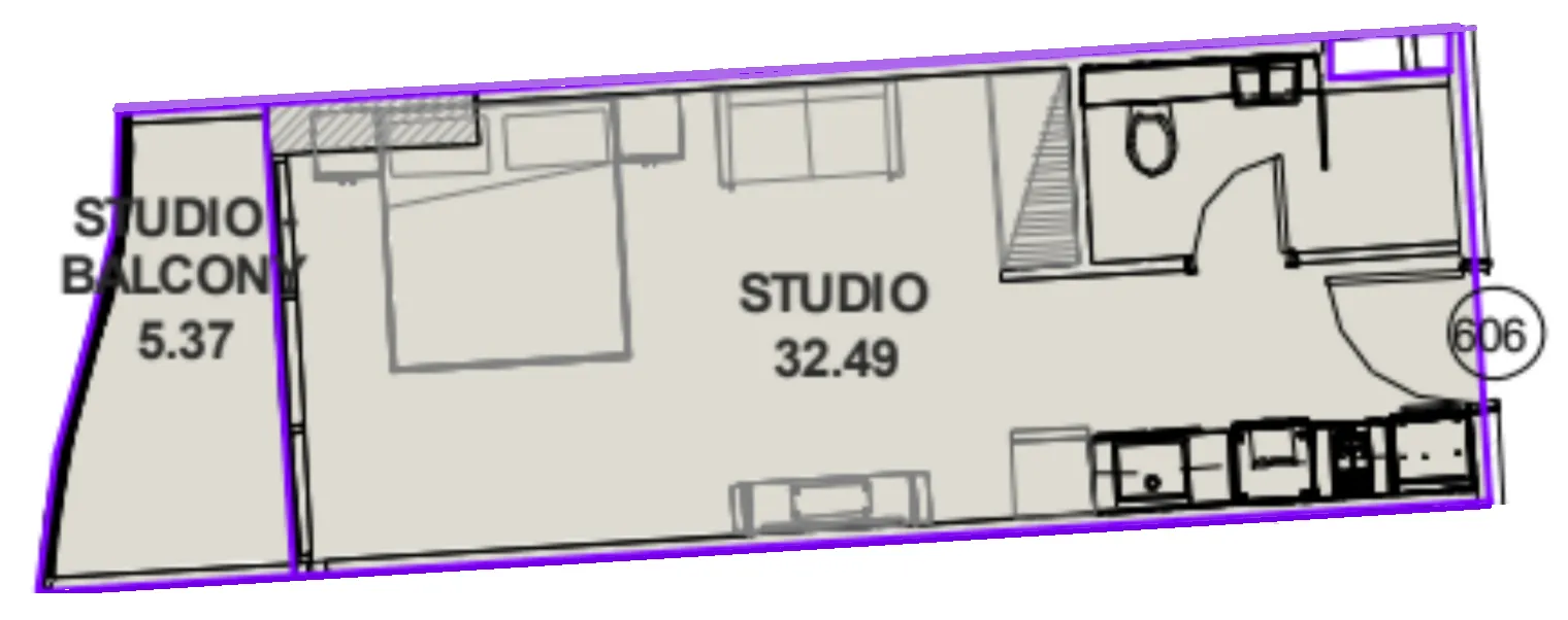 Планировка Studio