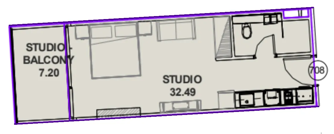 Планировка Studio
