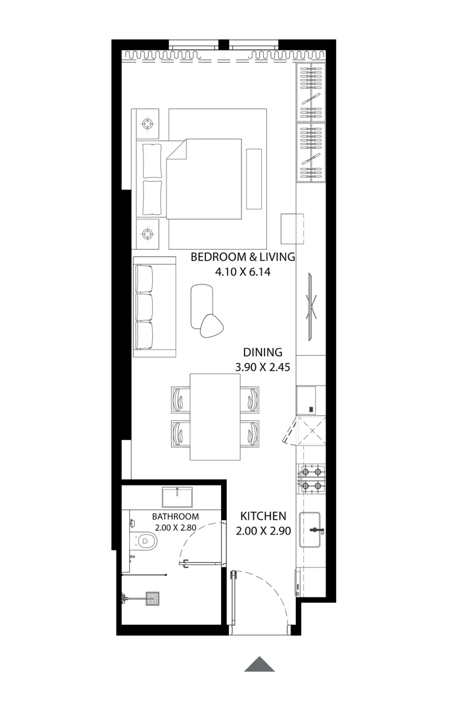 Планировка Studio