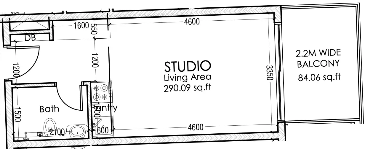 Планировка Studio