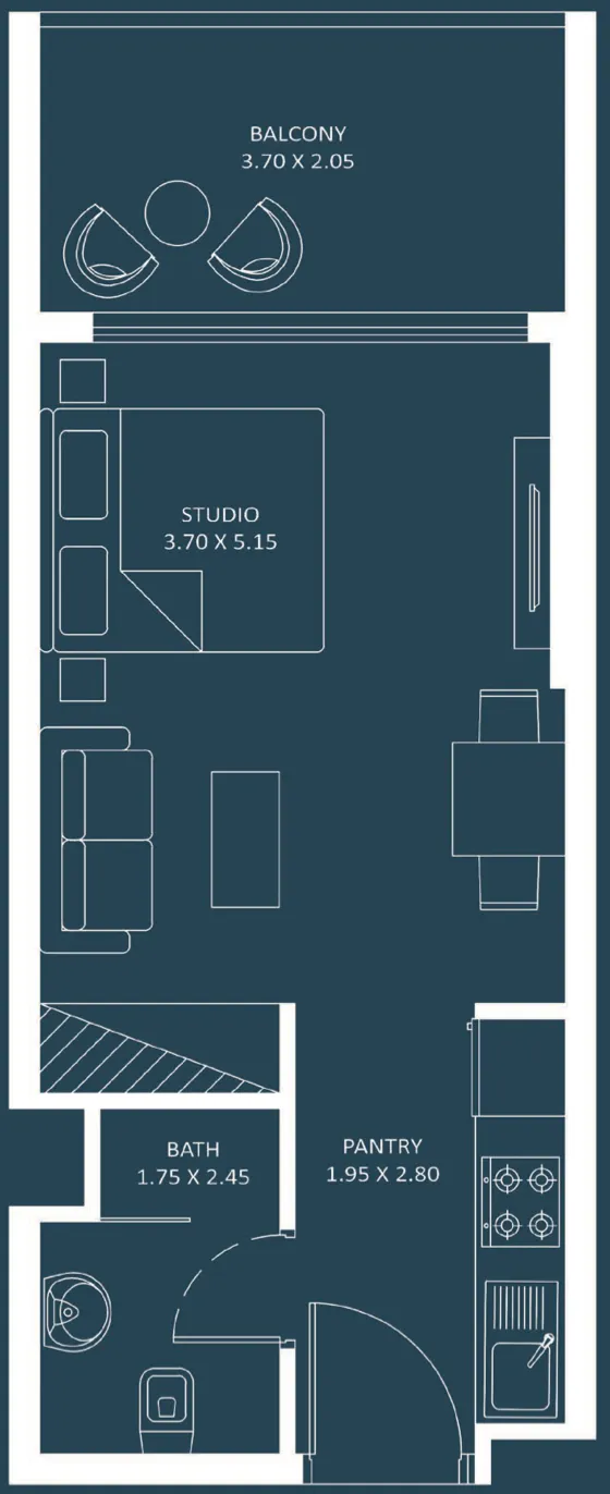 Планировка Studio