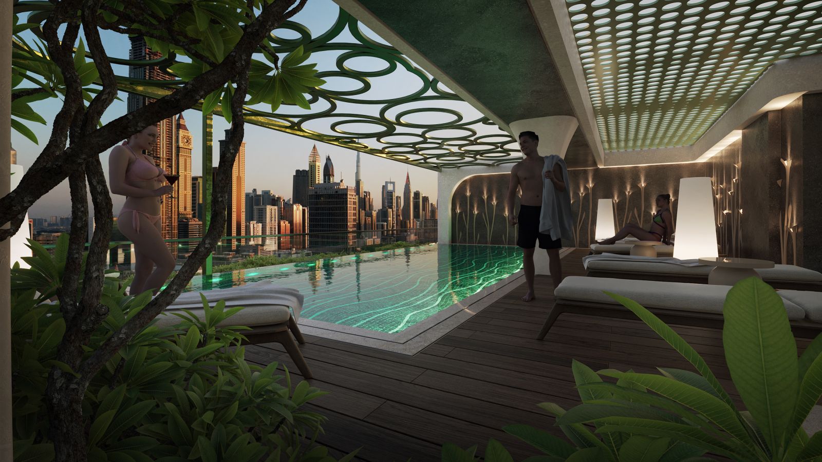 Infinity Pool On The Rooftop