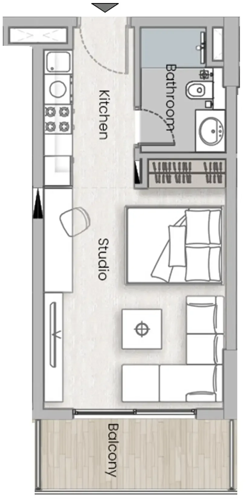 Планировка Studio