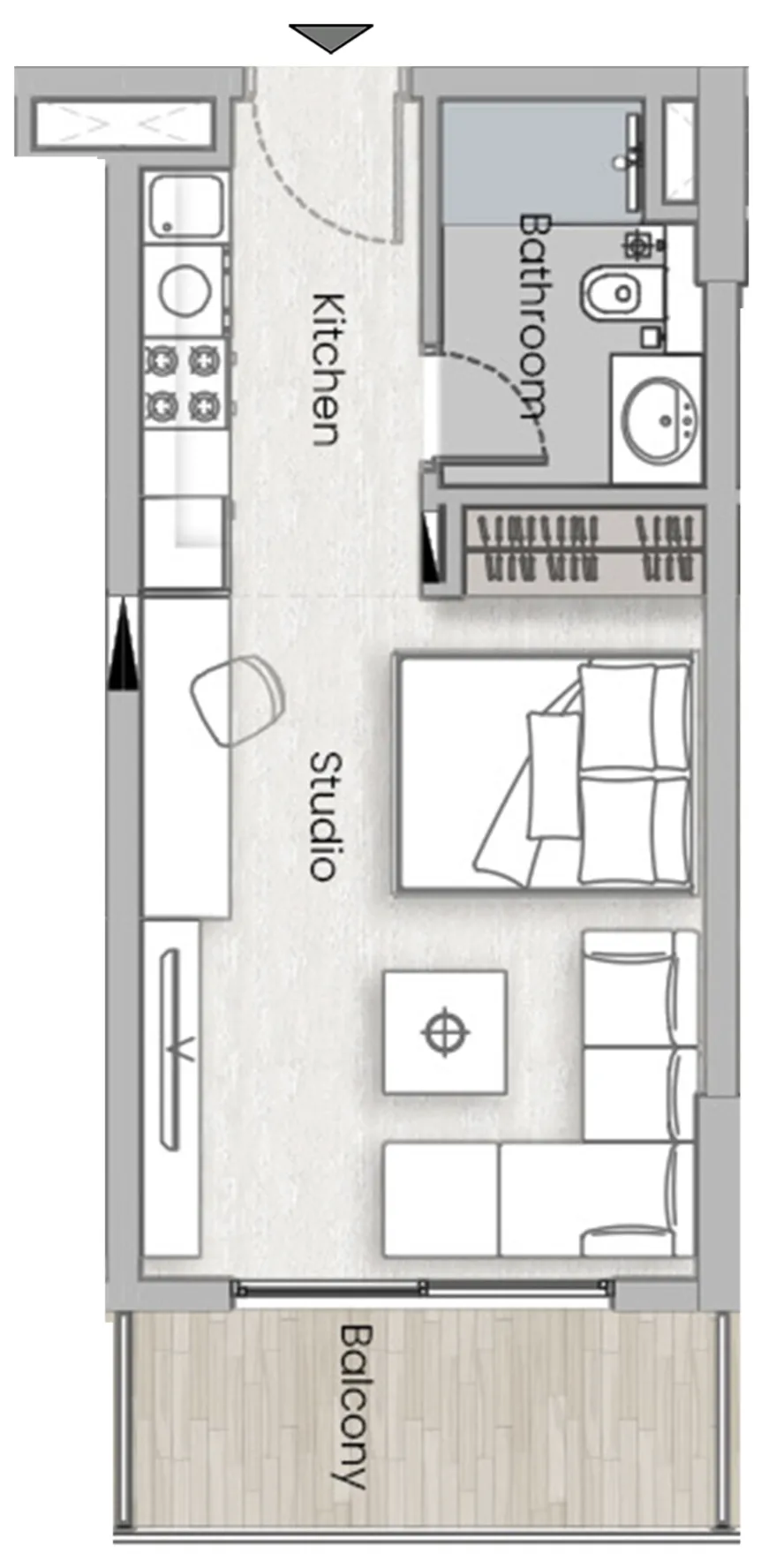 Планировка Studio