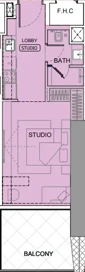 Планировка Studio