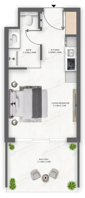 Планировка Studio