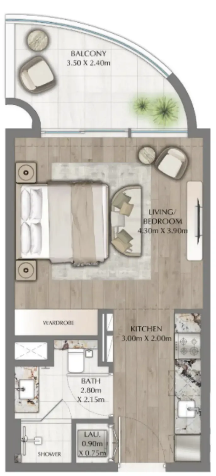 Планировка Studio
