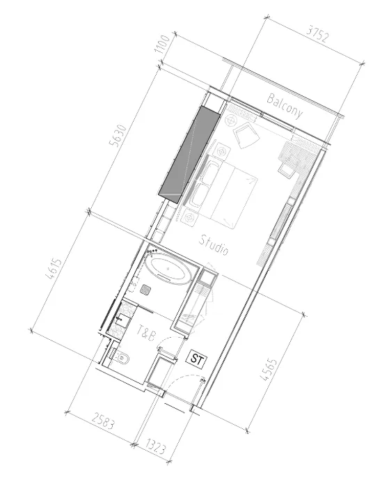 Планировка Studio
