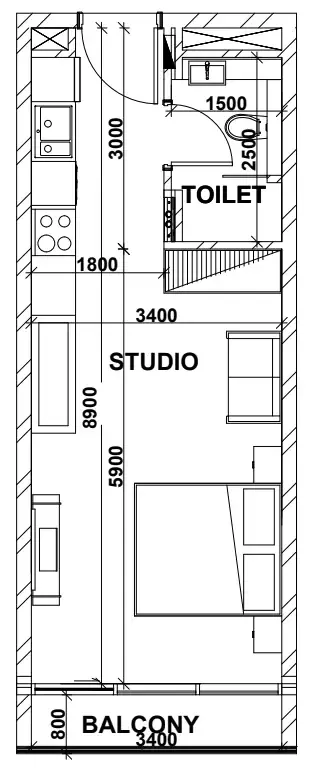 Планировка Studio