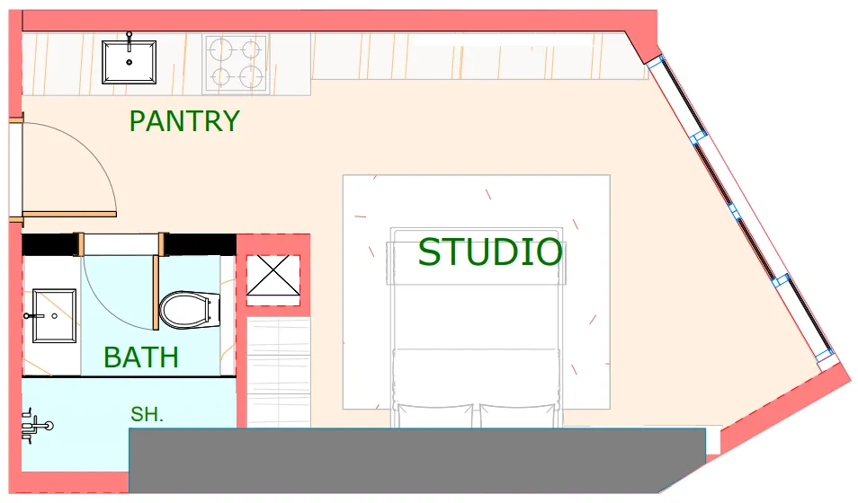 Планировка Studio