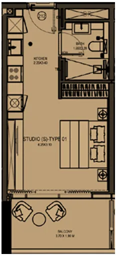 Планировка Studio