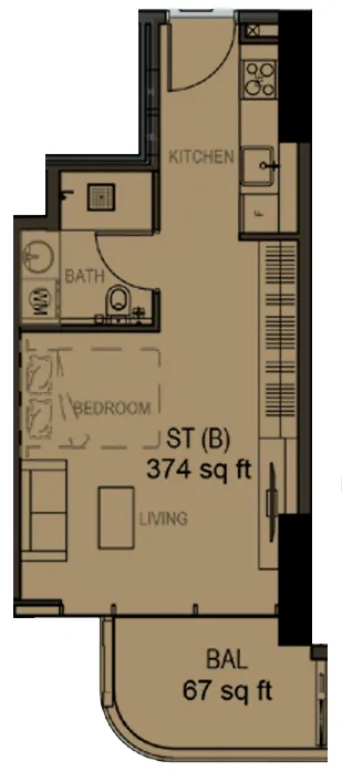 Планировка Studio
