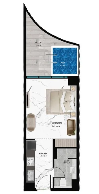 Планировка Studio