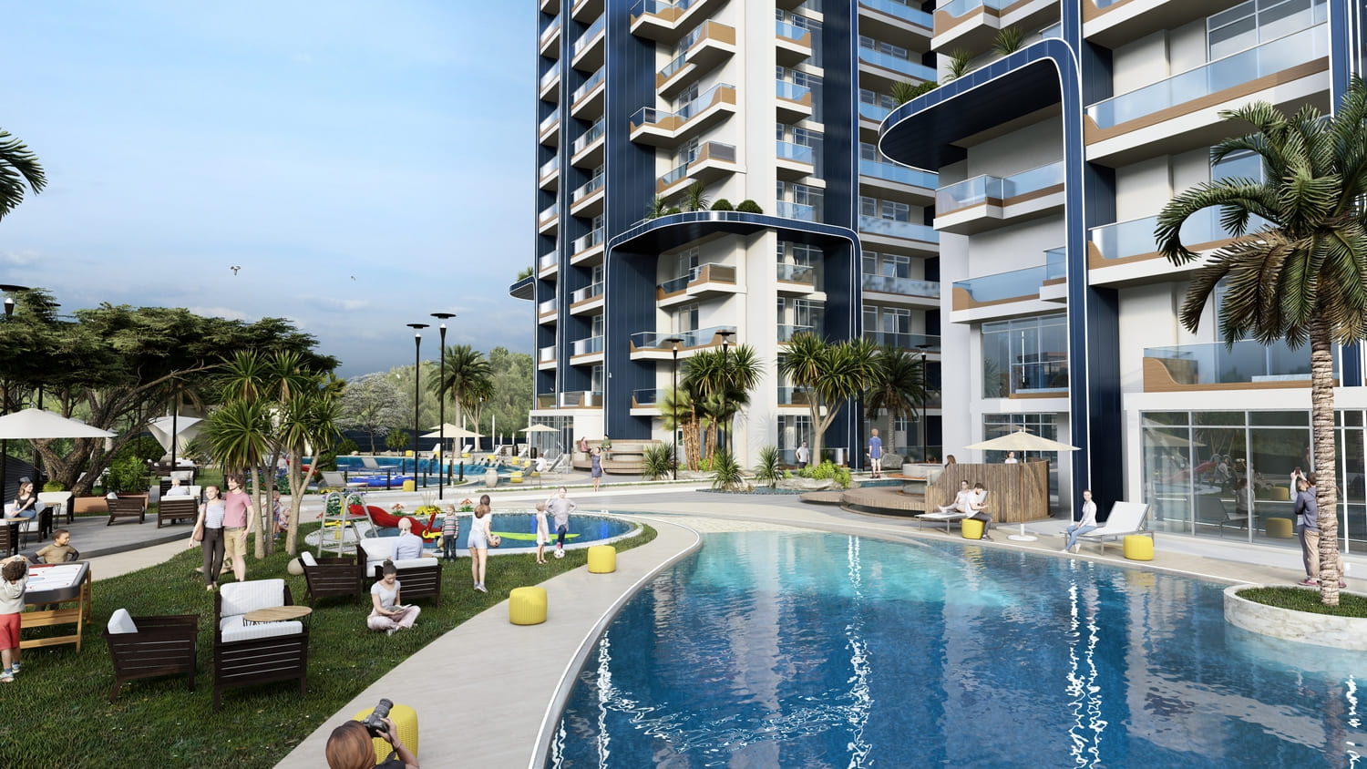 Kids Pool&Play Area