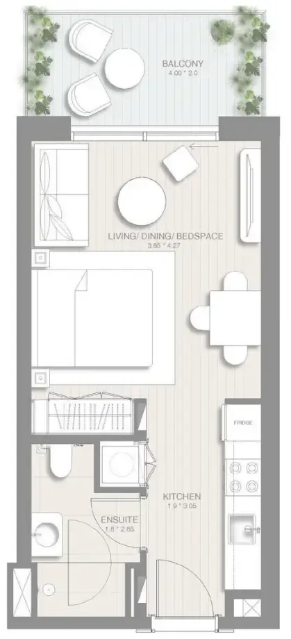 Планировка Studio