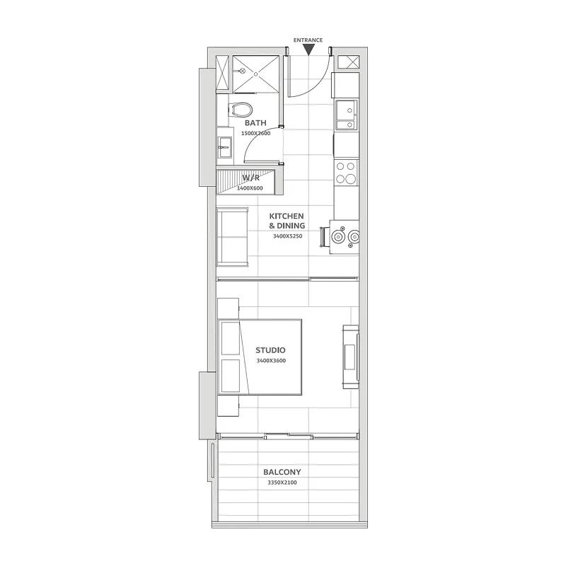 Планировка Studio
