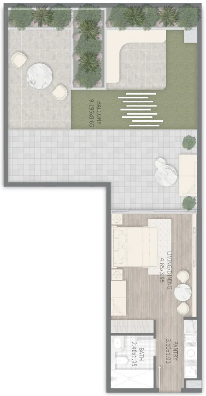 Планировка Studio