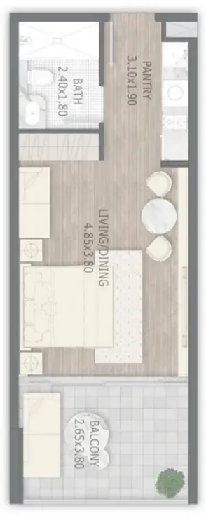 Планировка Studio