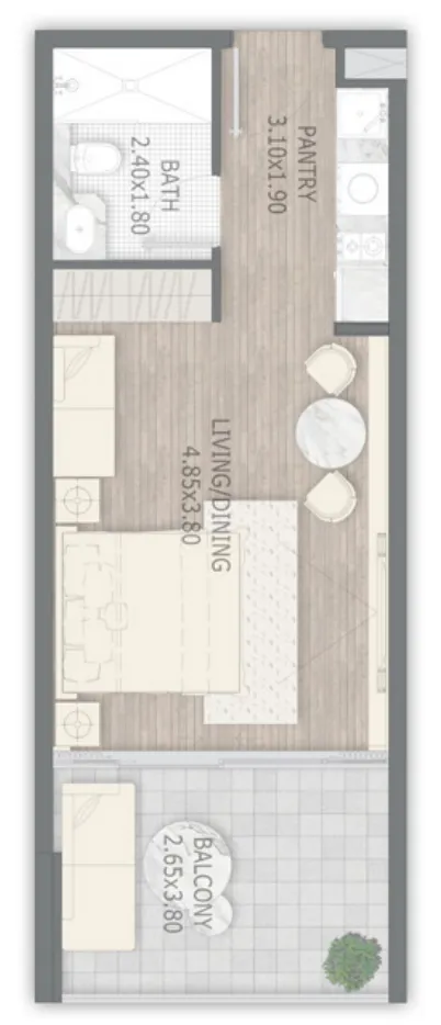 Планировка Studio