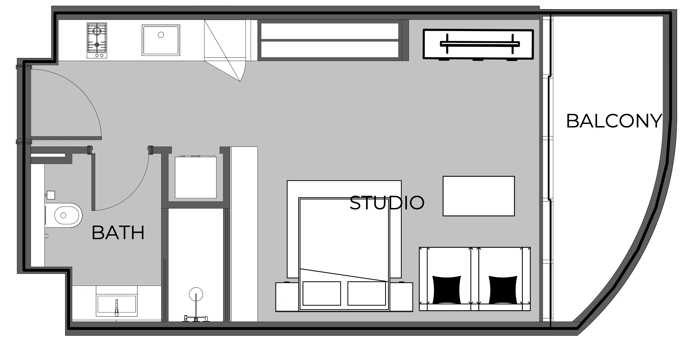 Планировка Studio