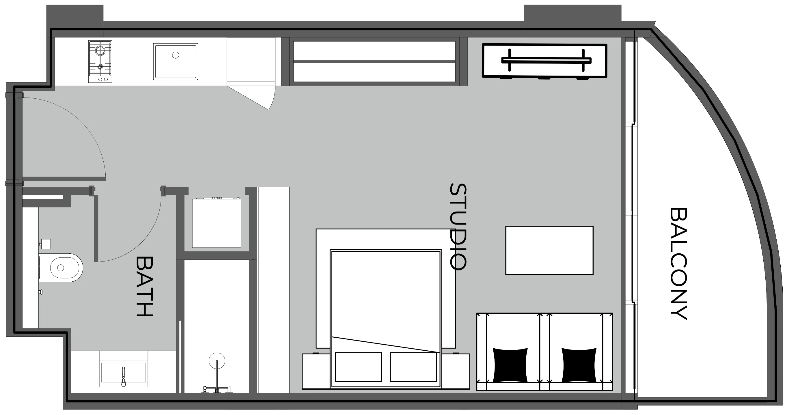 Планировка Studio