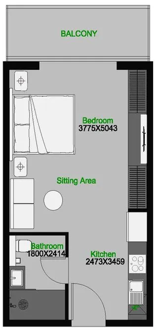 Планировка Studio