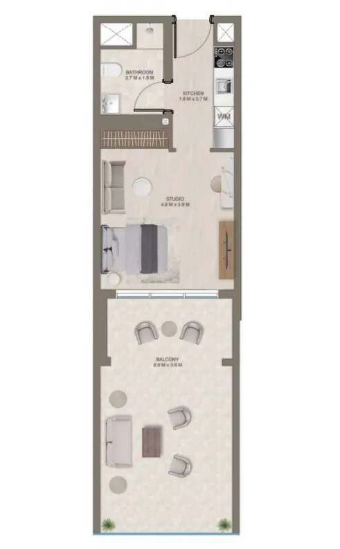 Планировка Studio