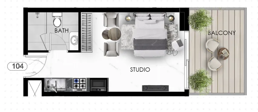 Планировка Studio