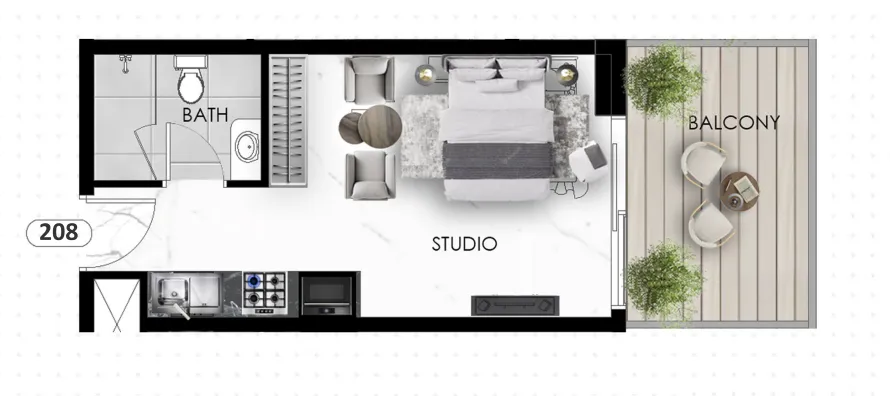 Планировка Studio
