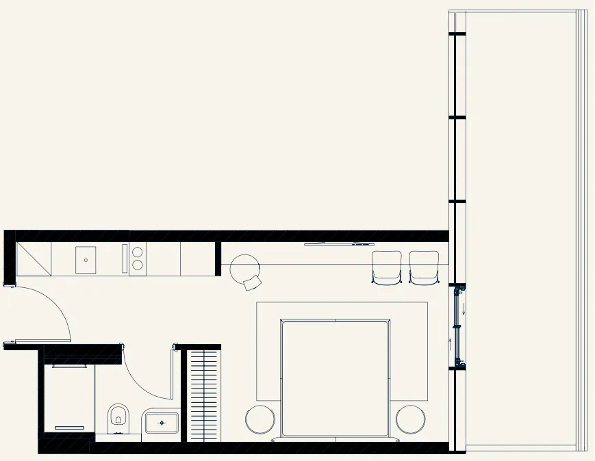 Планировка Studio