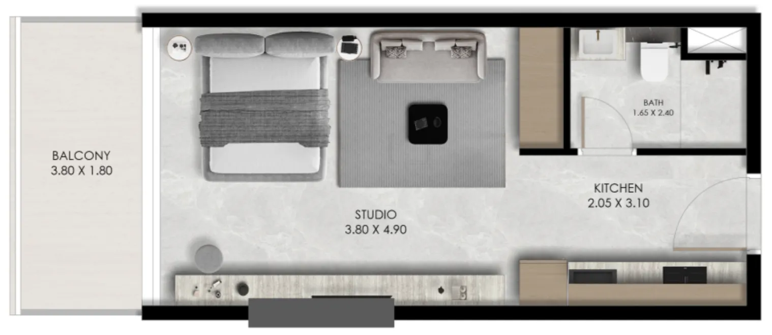 Планировка Studio
