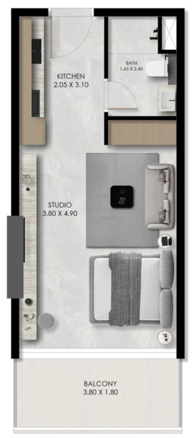 Планировка Studio