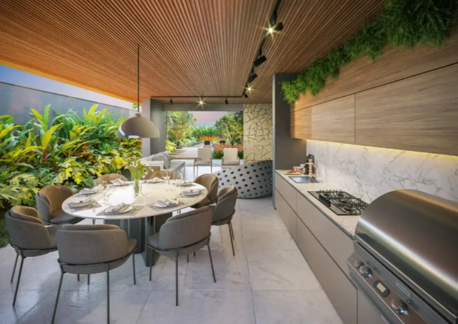 Outdoor Bbq Station