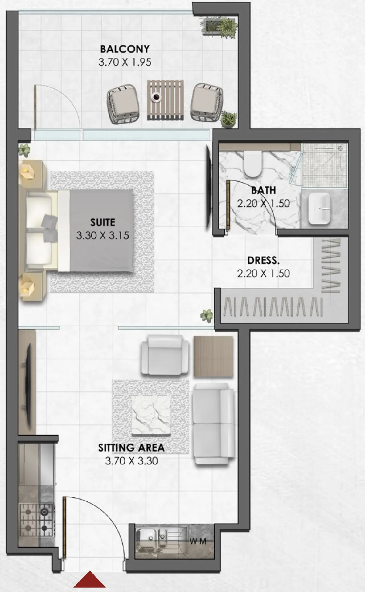 Планировка Studio