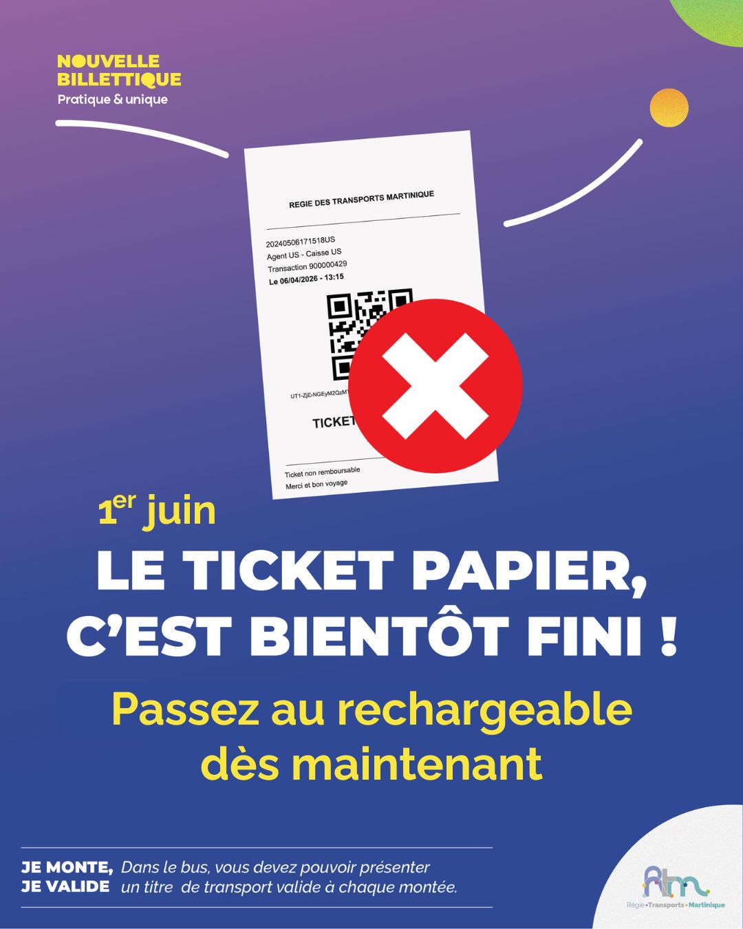 Fin du ticket thermique - Annonce