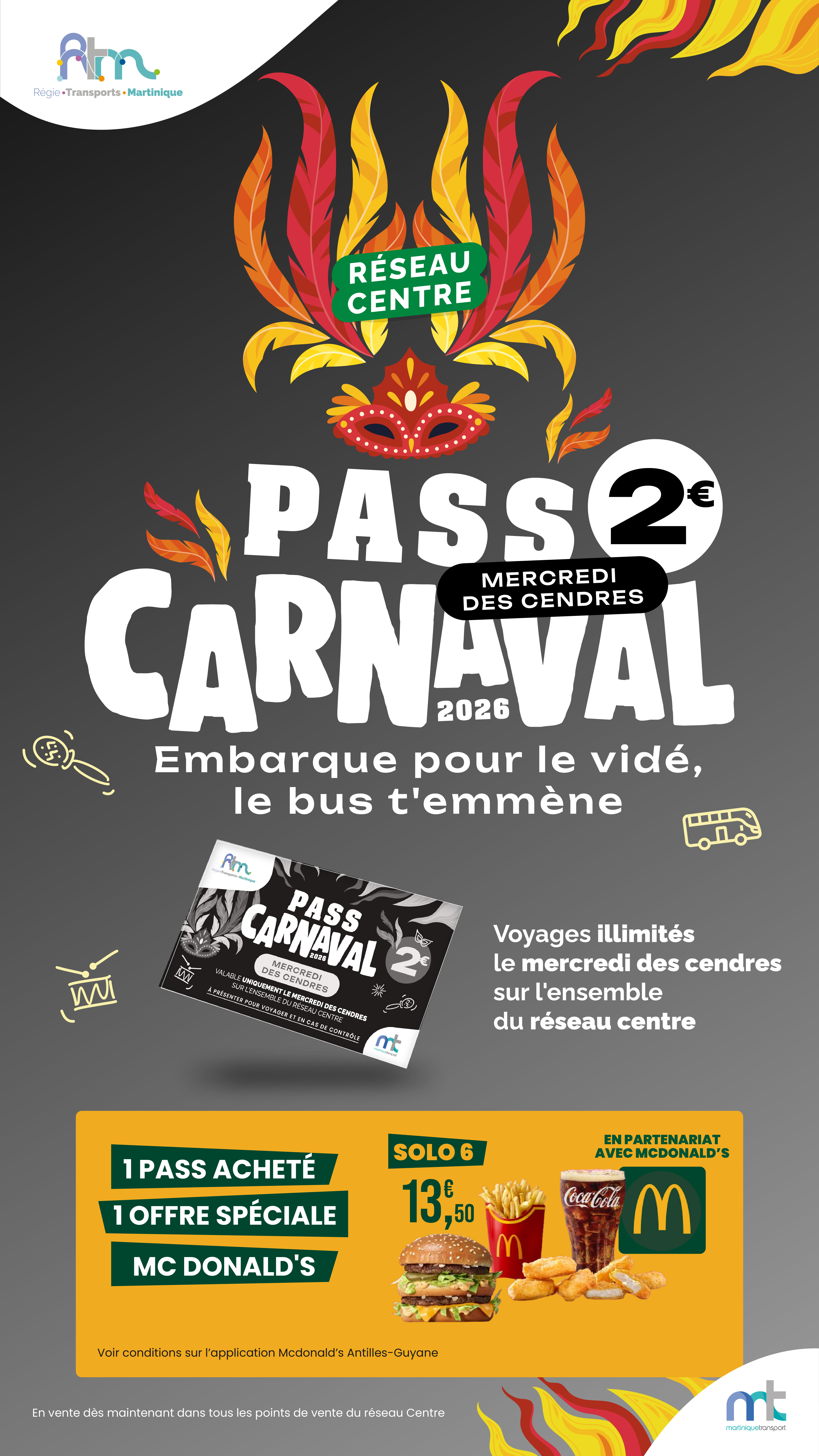 Campagne Carnaval 2026 - Pass mercredi des cendres
