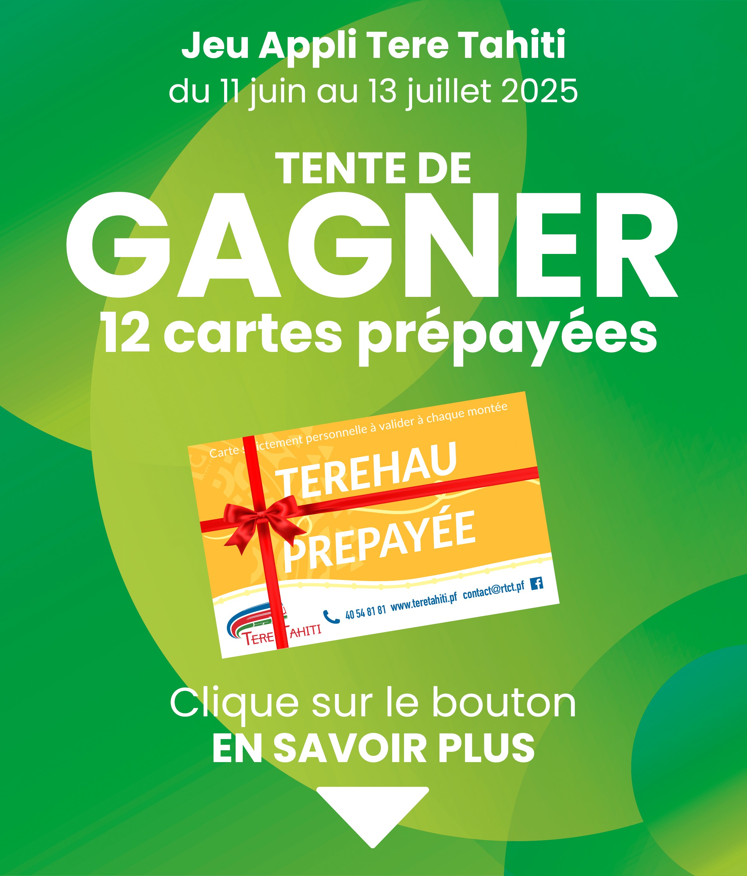 Jeu prépayée Tere Tahiti