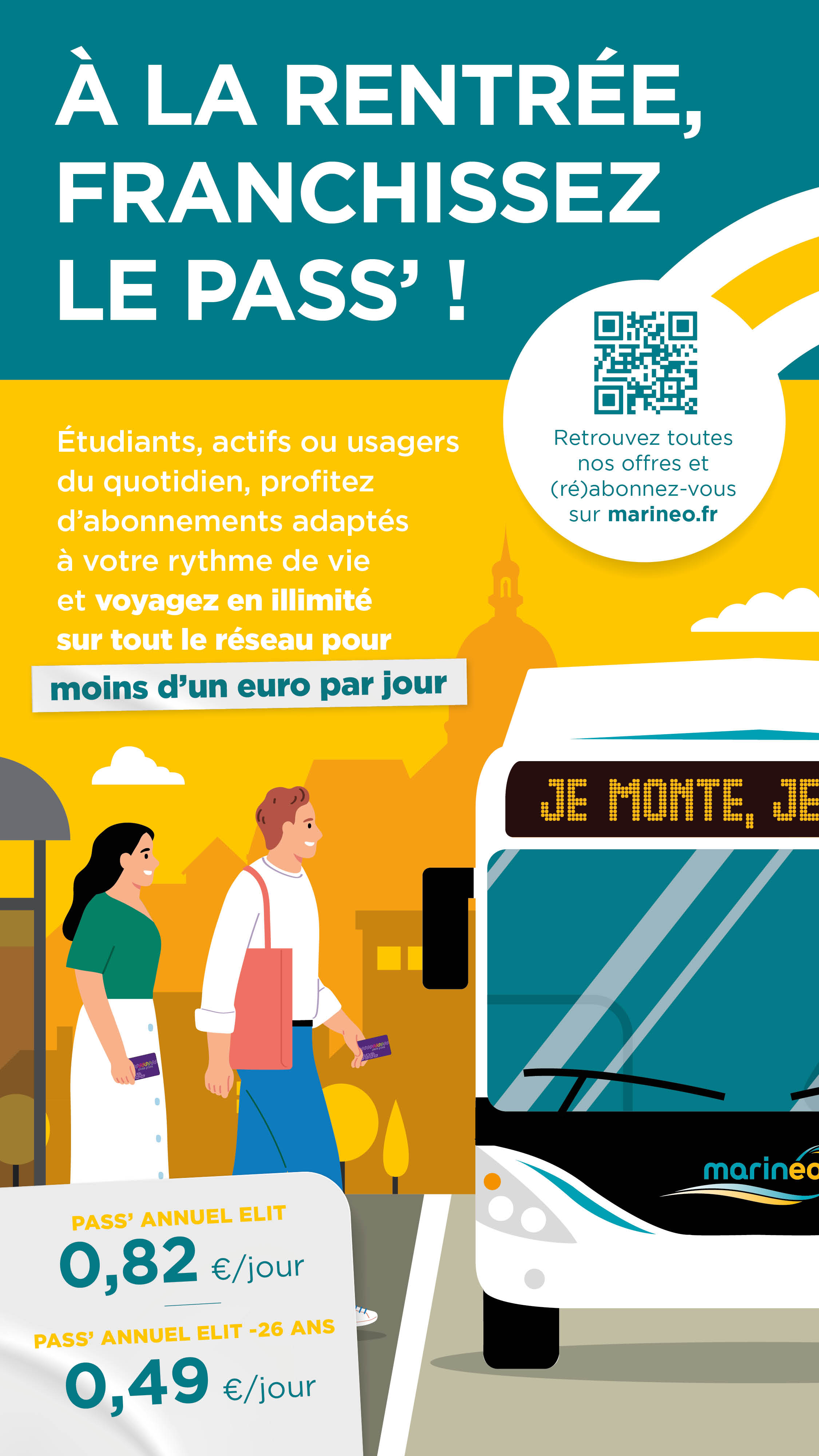 À LA RENTRÉE, FRANCHISSEZ LE PASS' !