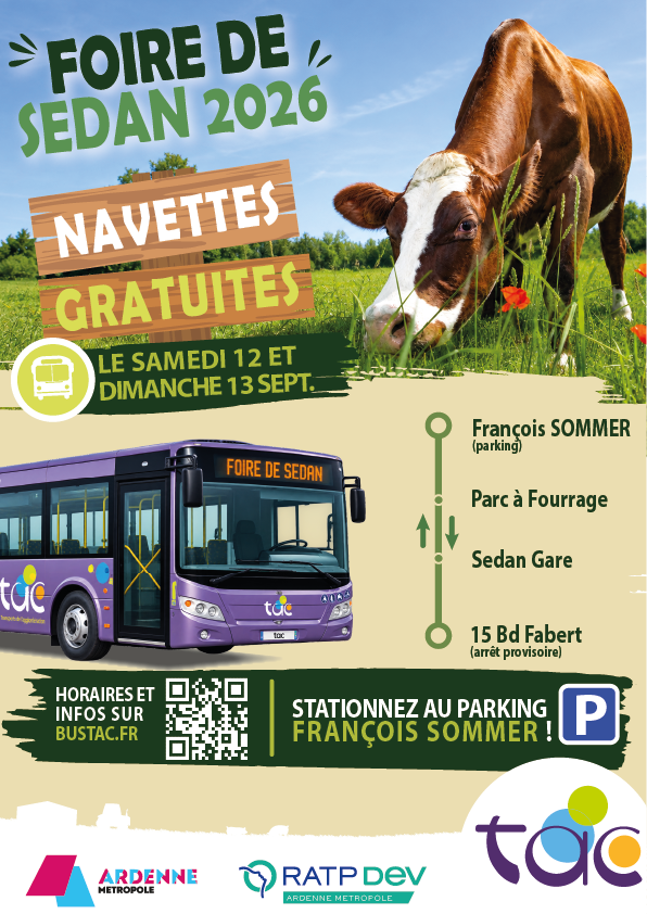 FOIRE DE SEDAN: Navettes gratuites