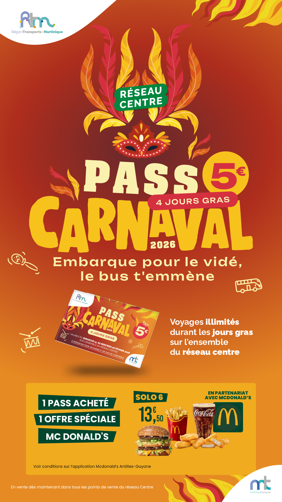 Campagne Carnaval 2026 - Pass 4 jours