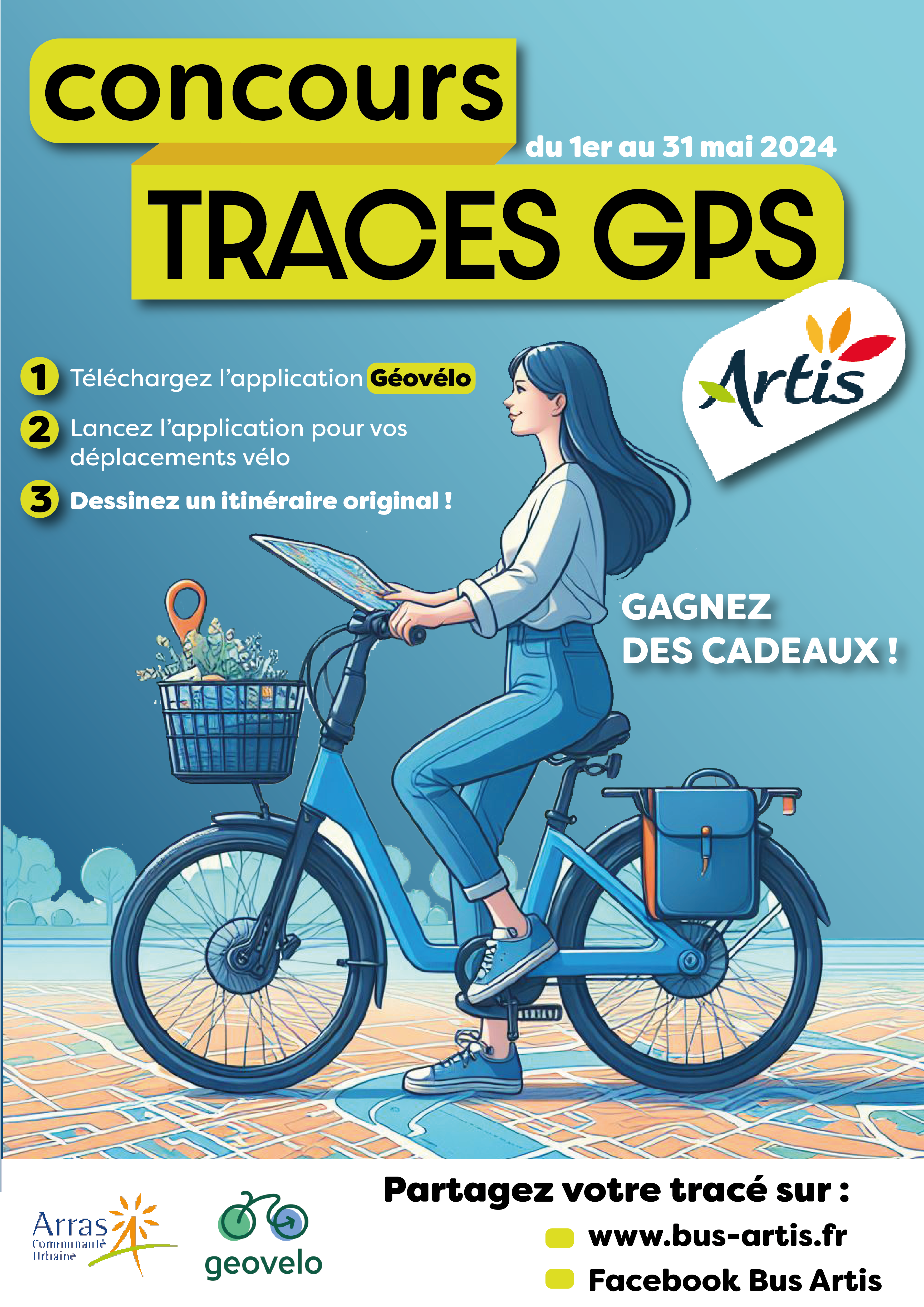 Concours Trace GPS Vélo Arras Artis