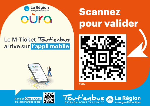 Tout’en Bus passe au M-Ticket sur Oùra : voyagez encore plus facilement