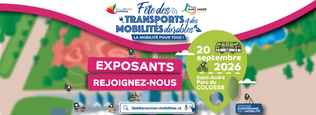 Fête des transport couverture ile de la réunion Mobilité 2026