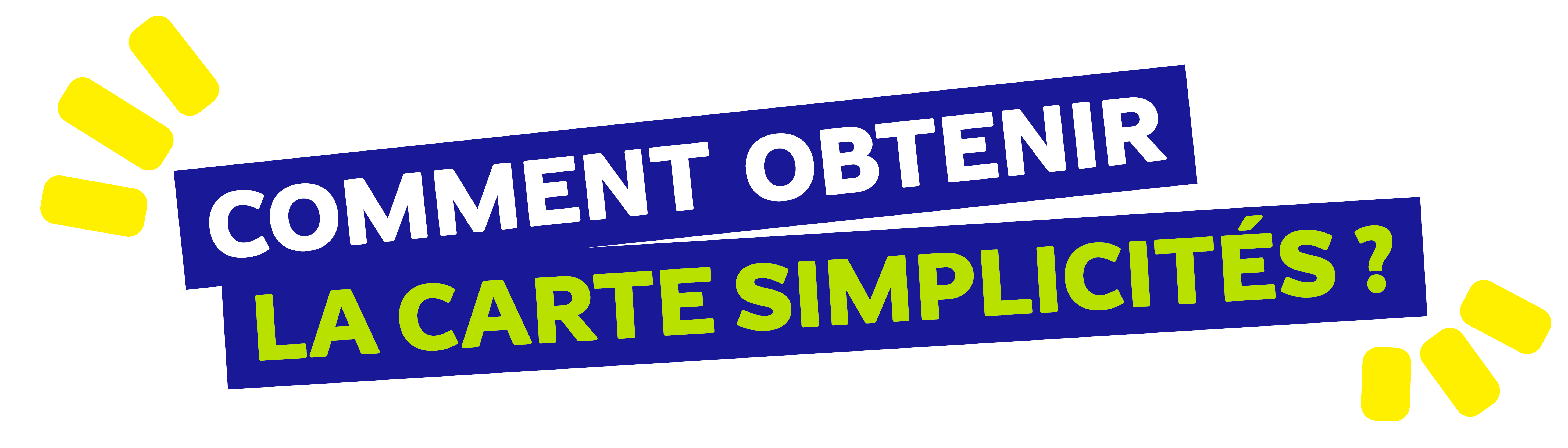 Découvrez la carte simplicités
