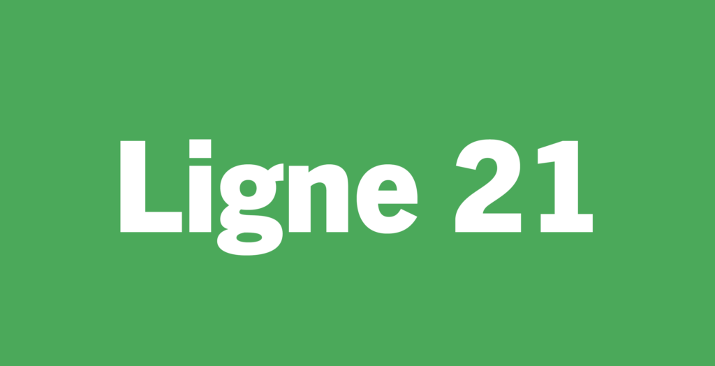 Lien vers la fiche horaire de la ligne 21 Kicéo, ligne périrubaine